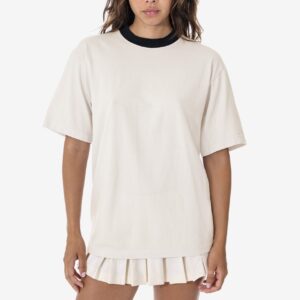 1801GDRIN - 6.5oz Garment Dye Crew Neck Ringer T-Shirt