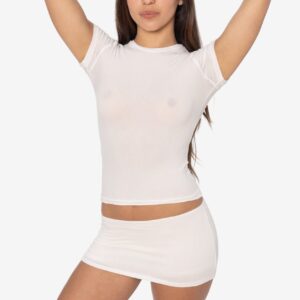 CC3084 - Cheesecloth Mini Skort
