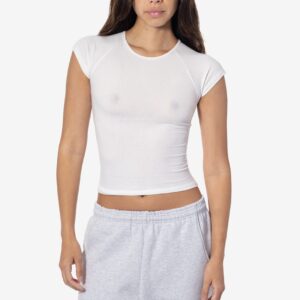 CC377 - Cheesecloth Cap Sleeve Raglan Tee