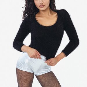 RFK4981 - Long Sleeve Fuzzy Sweater